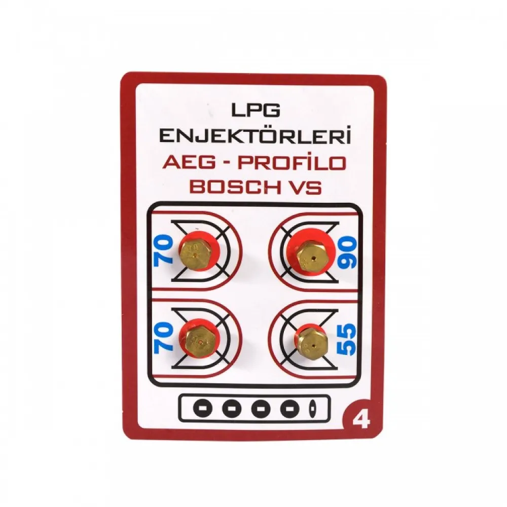 Geylani Lpg Tüp Ocak Memesi Enjektör Takımı 7 mm